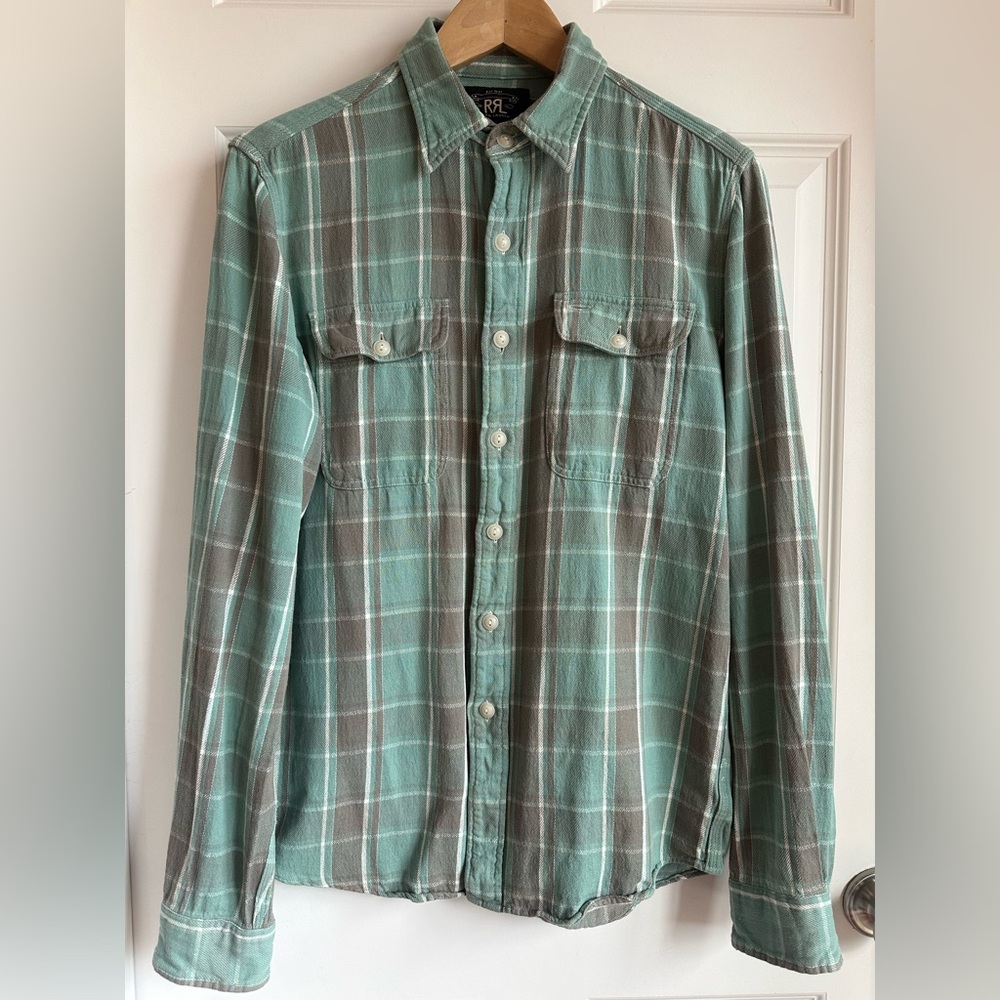 RRL Plaid Workshirt Size Small